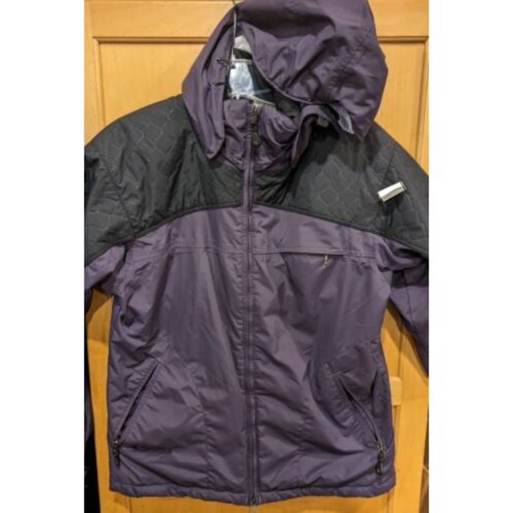 Columbia XCO Interchange 3 in 1 Womens Small  Purple Full Zip Hooded‎ Jacket